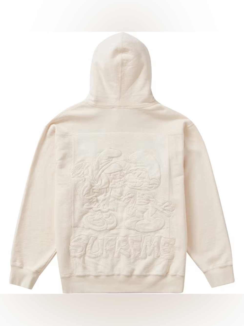 Supreme x Smurfs Hooded Sweatshirt — Natural